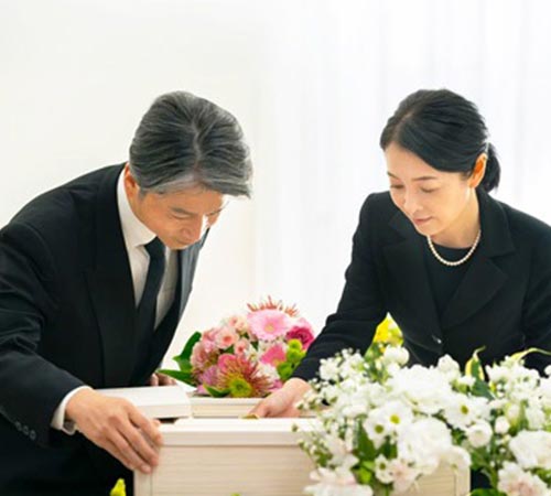 相模原市営斎場での直葬プランの葬儀参考イメージ