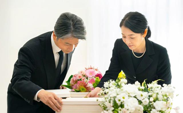 相模原市営斎場での直葬プランの葬儀参考イメージ