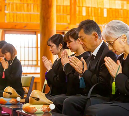 相模原市営斎場での家族葬プランの葬儀参考イメージ