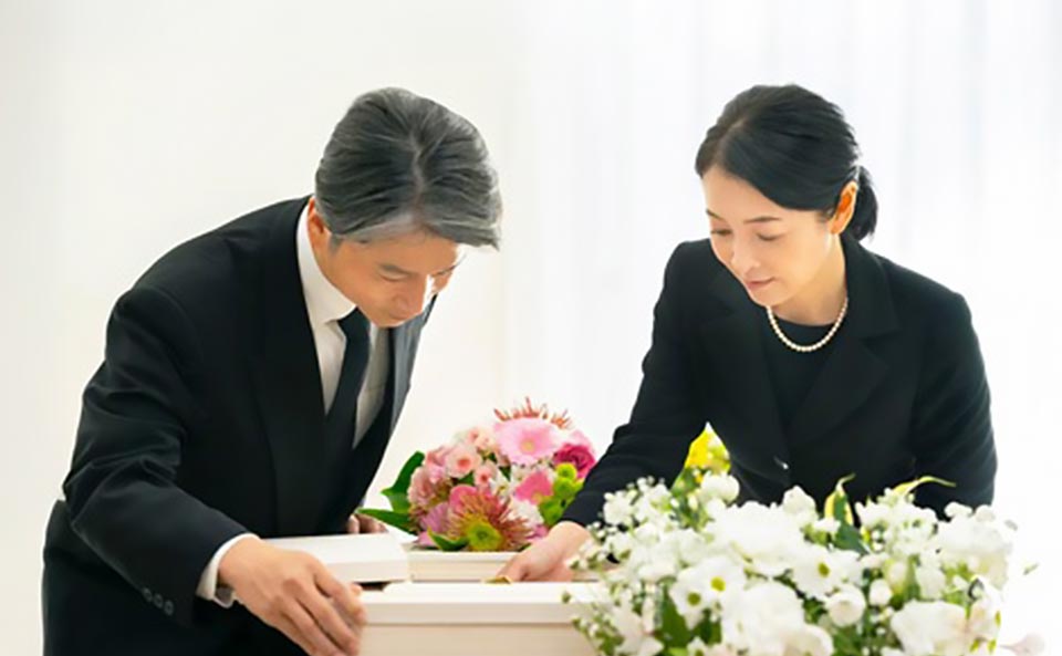 相模原市営斎場での直葬プランの葬儀参考イメージ